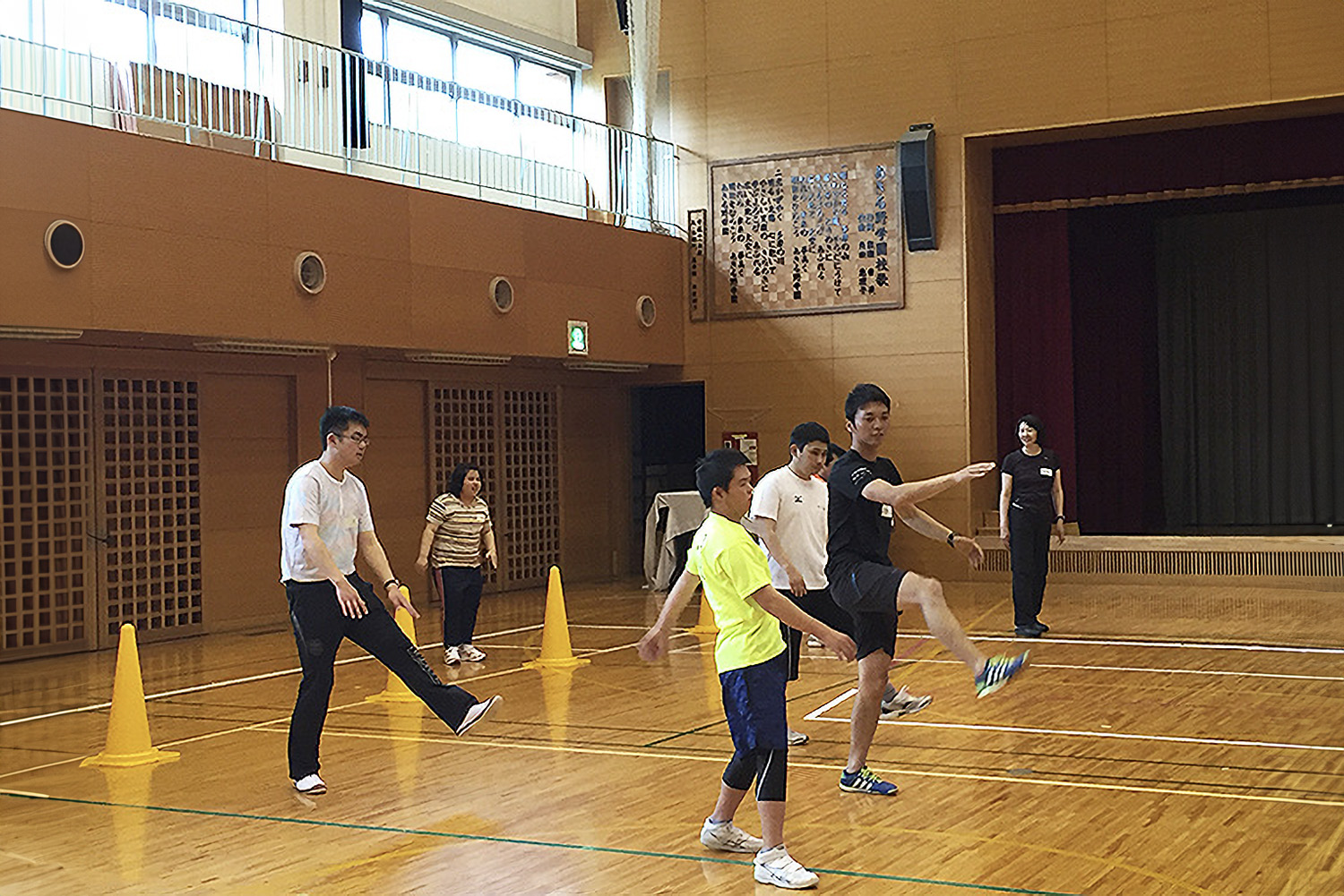 体育館の様子①